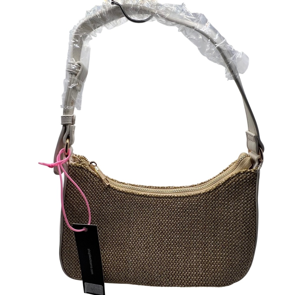 Like Dreams‎ Woven Hobo Baguette Bag Designer Style Purse Shoulder Bag NWT - Picture 5 of 9